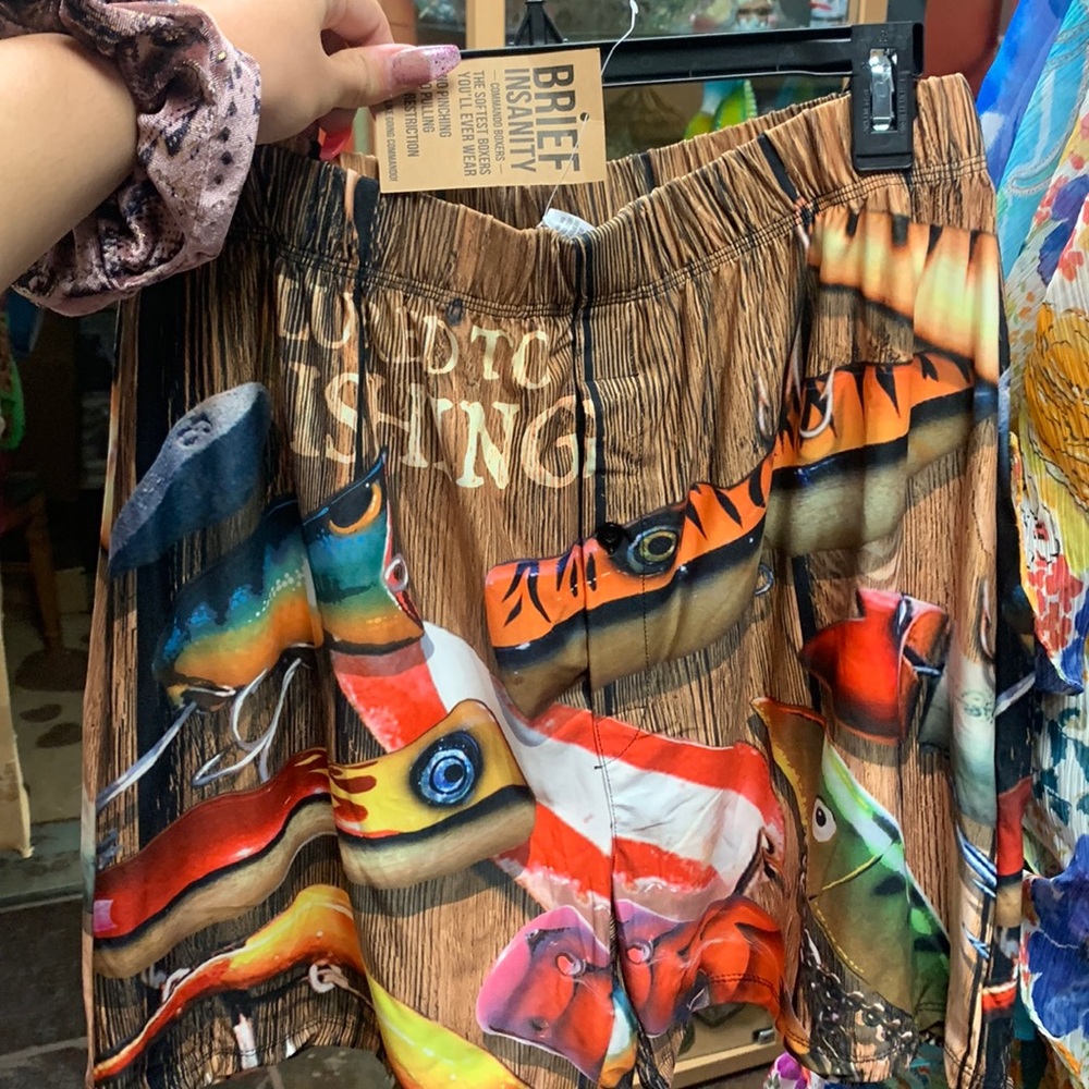 Super funny, brief, insanity, boxers for fishermen
